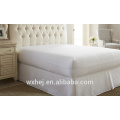 Factory sale 100% Cotton king size hotel white Mattress Pad with zipper